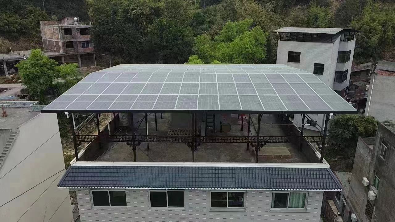 宁国15kw+10kwh自建别墅家庭光伏储能系统